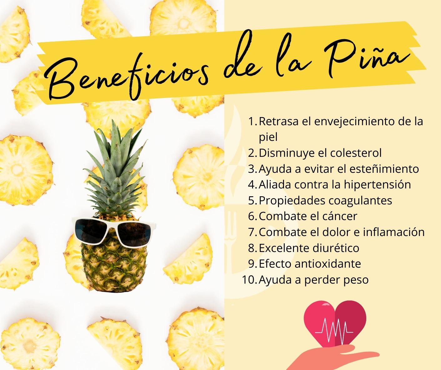 10 BENEFICIOS DE LA PIÑA 🍍 Disfruta... - Distrinaturalesnunez | Facebook