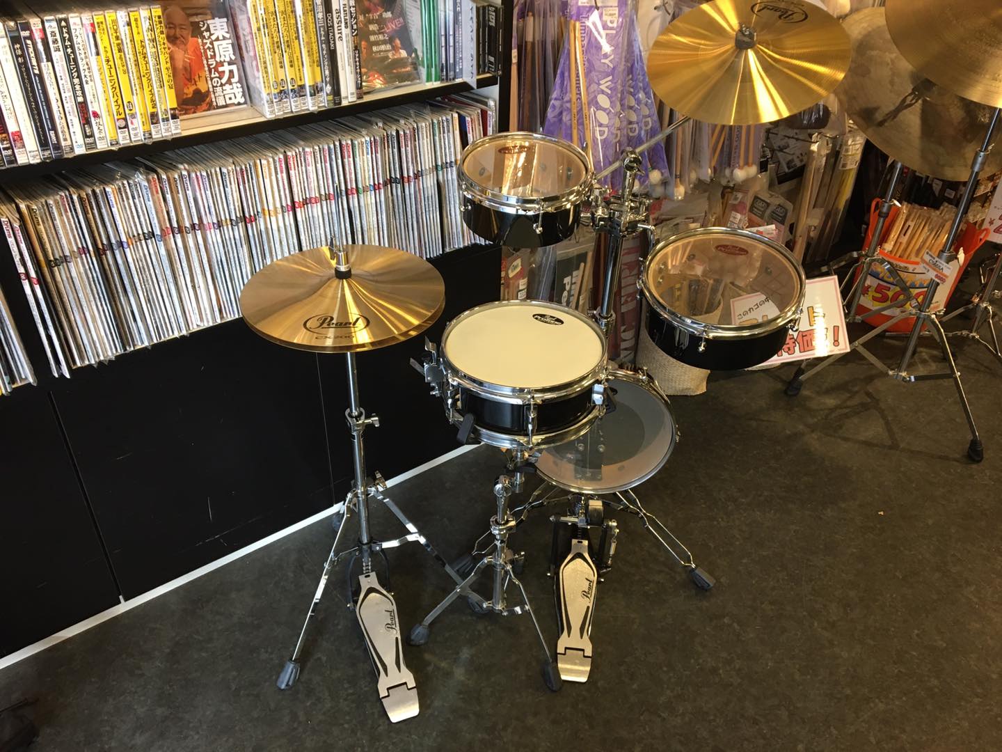 Pearlの超コンパクトなミニドラムキット[リズムトラベラー 