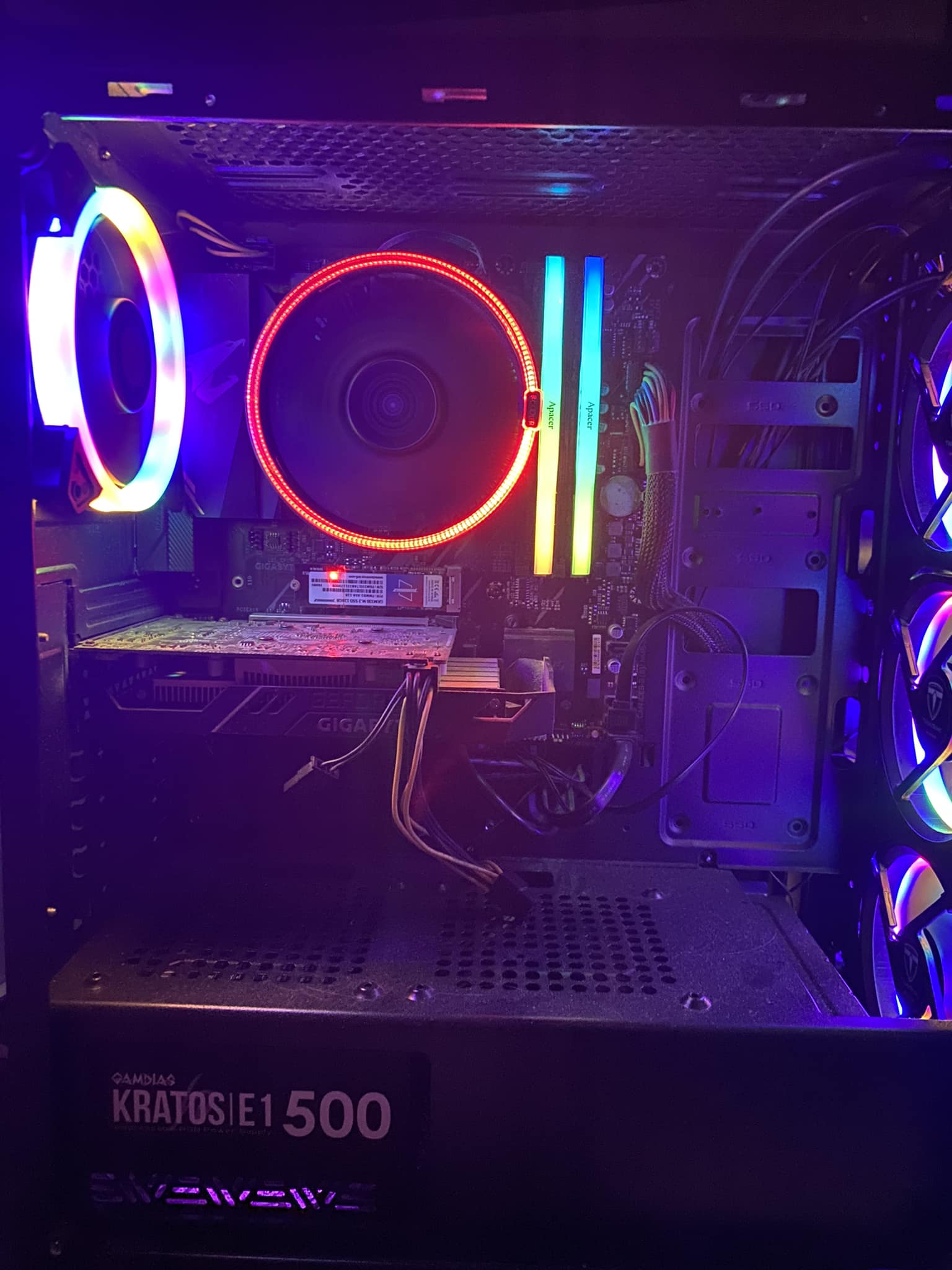 Which components can be upgraded in a PC build with a Ryzen 5 3600