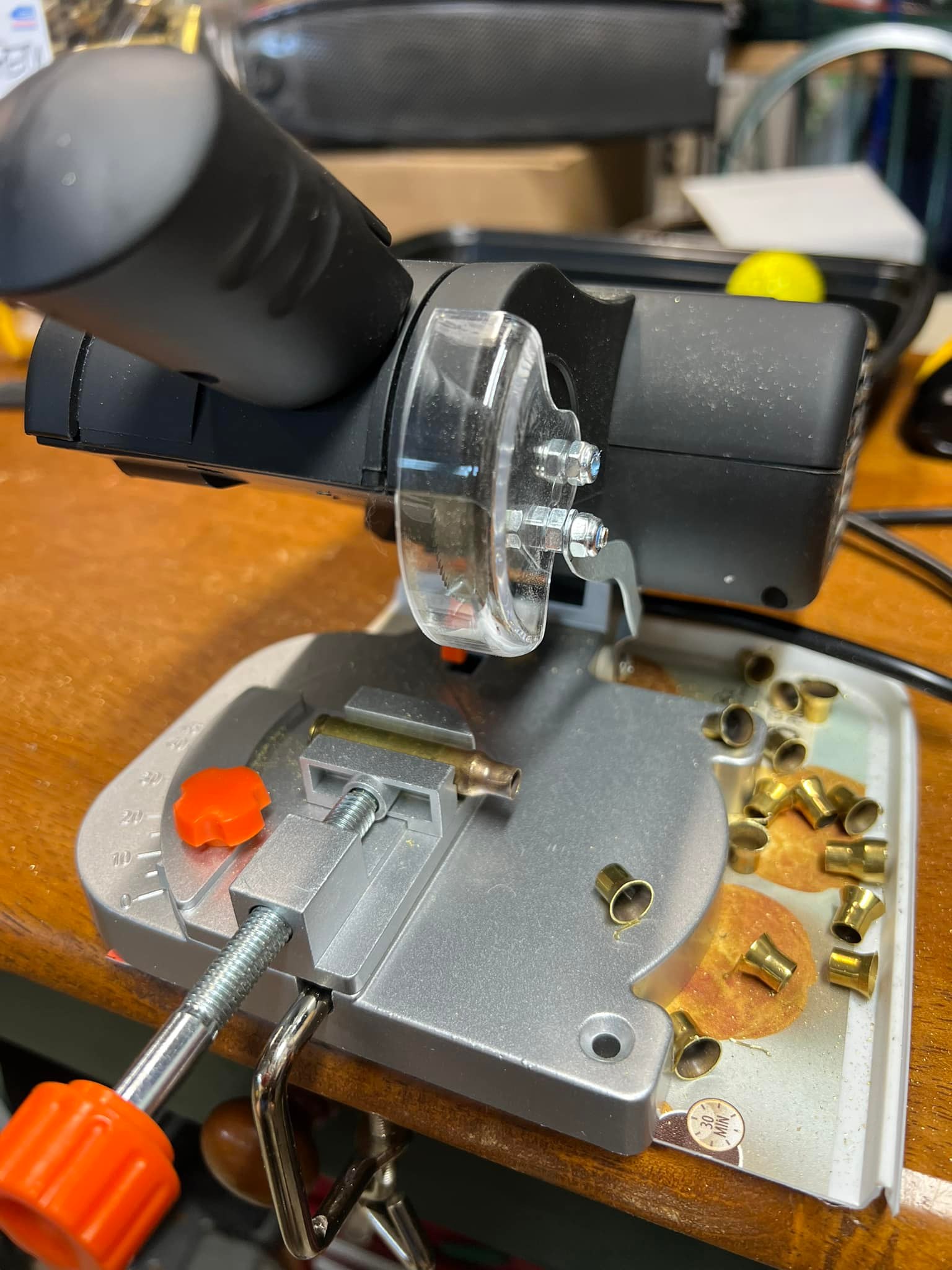 223 To 300 Blackout Conversion Jig For 2" Chop Saw (Like Harbor Freight) – Case Trimming Jig By Lee 9 thumbnail image