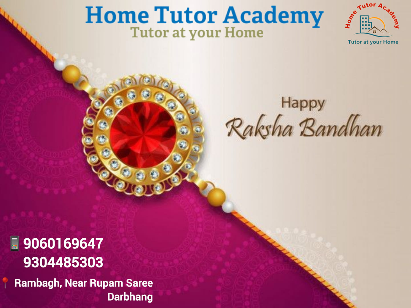 Happy Raksha Bandhan - Home Tutor Academy