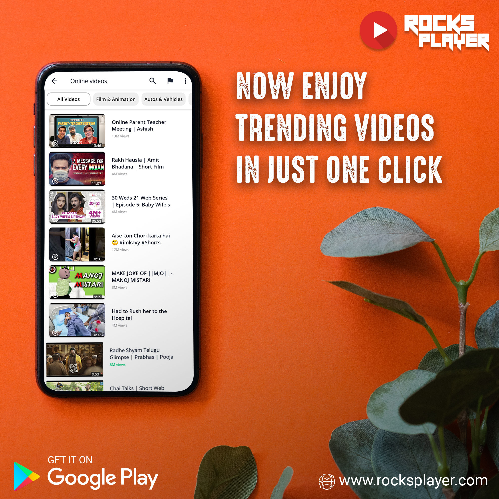 Rocks Player is a fast and simple... - ASD Rocks Video Player
