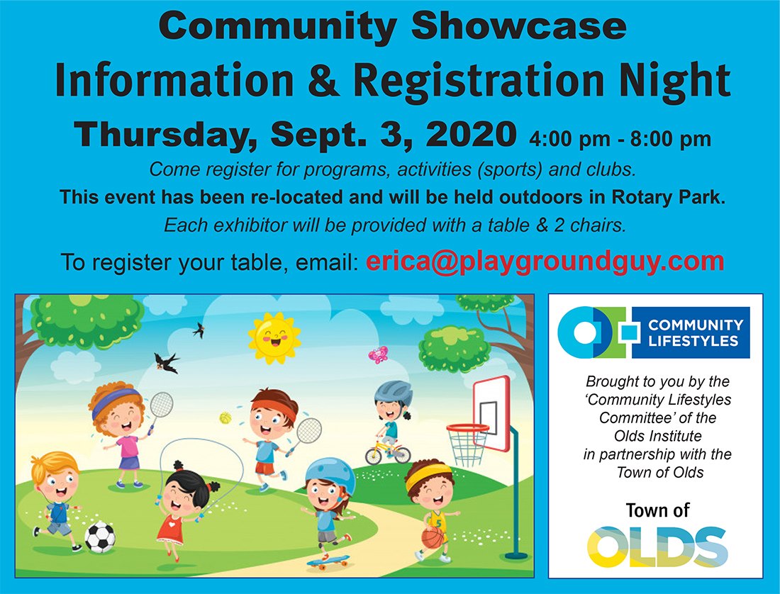 Town of Olds - The annual Community Showcase is coming...