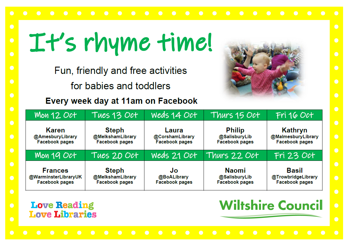 Happy Monday! Here's the online Rhyme... - Salisbury Library | Facebook