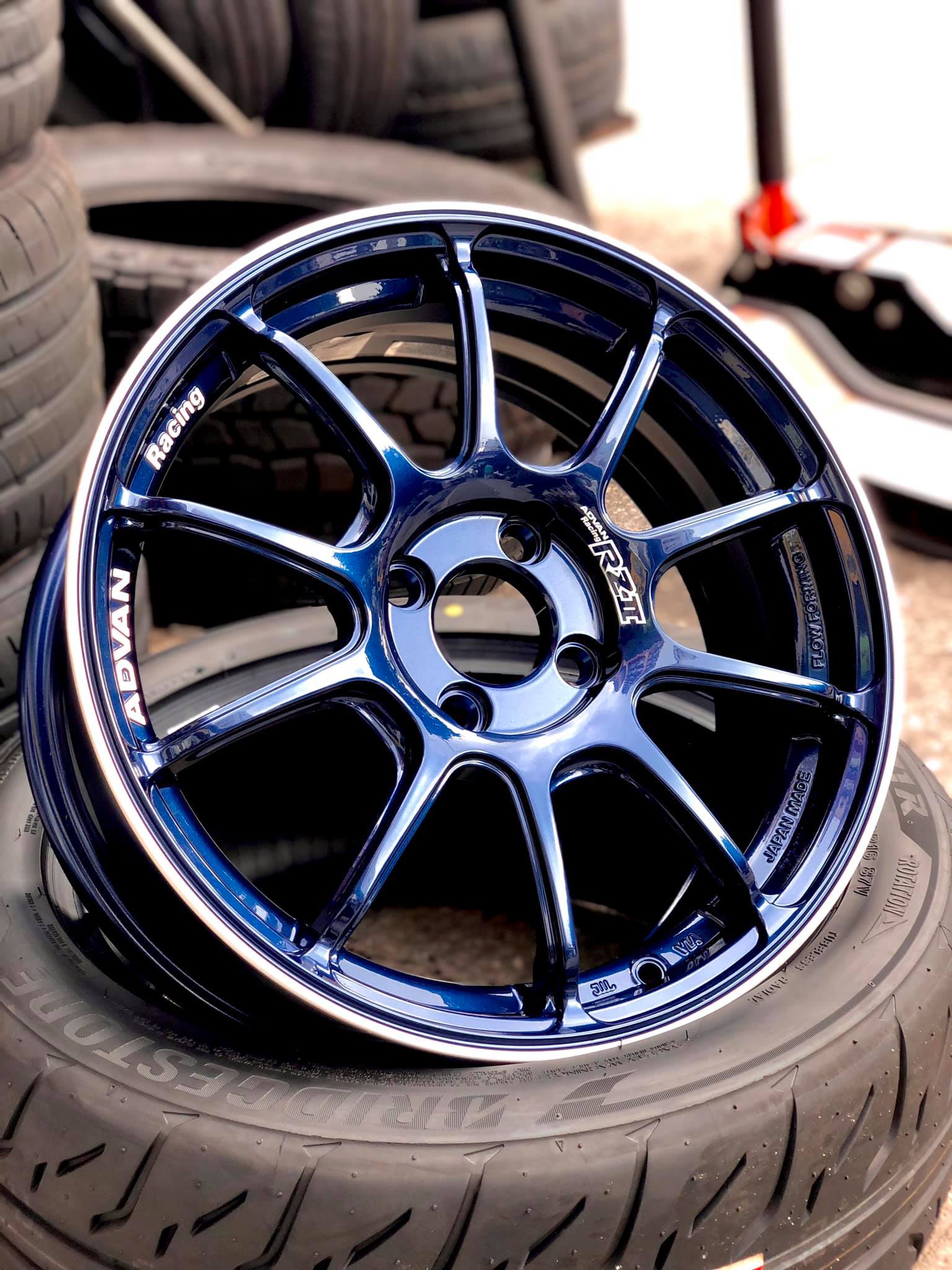 ADVAN RACING RZII 16” Racing Indigo Blue & Ring Rage your dream 