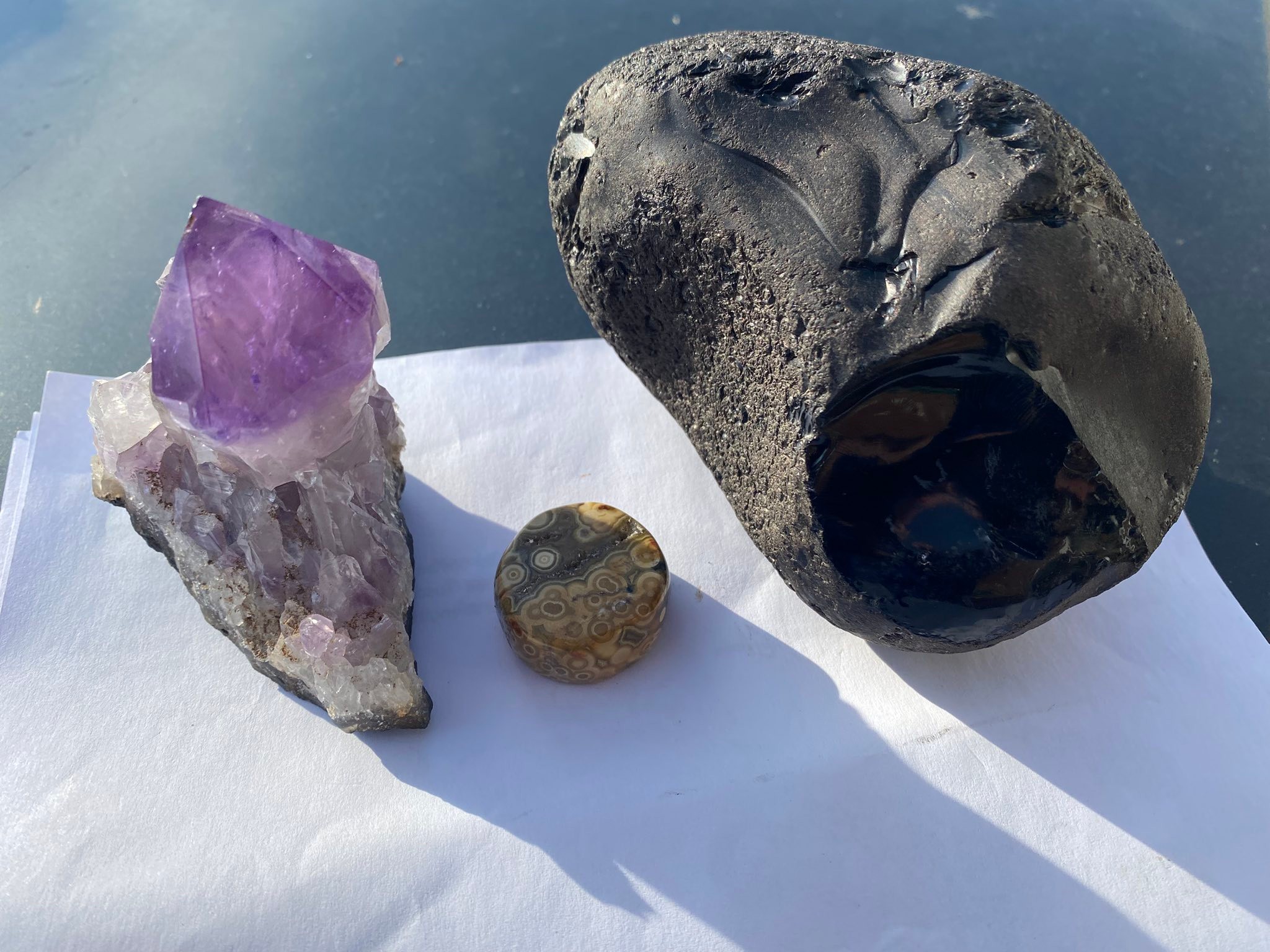 Is this black rock obsidian or glass?