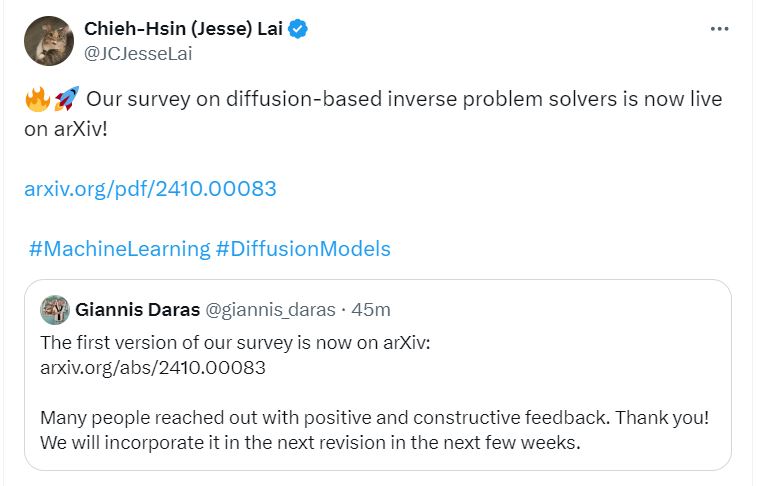 Chieh-Hsin - [English Version Below] 對用Diffusion Model 來解 Inverse ...