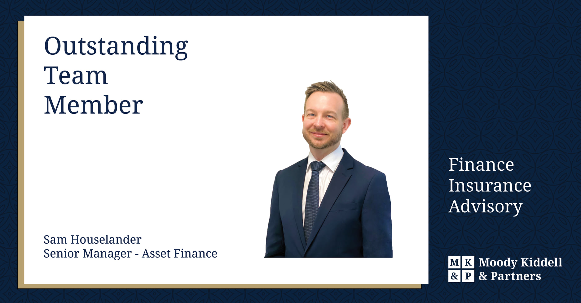 Congratulations Sam Houselander... - Moody Kiddell & Partners | Facebook