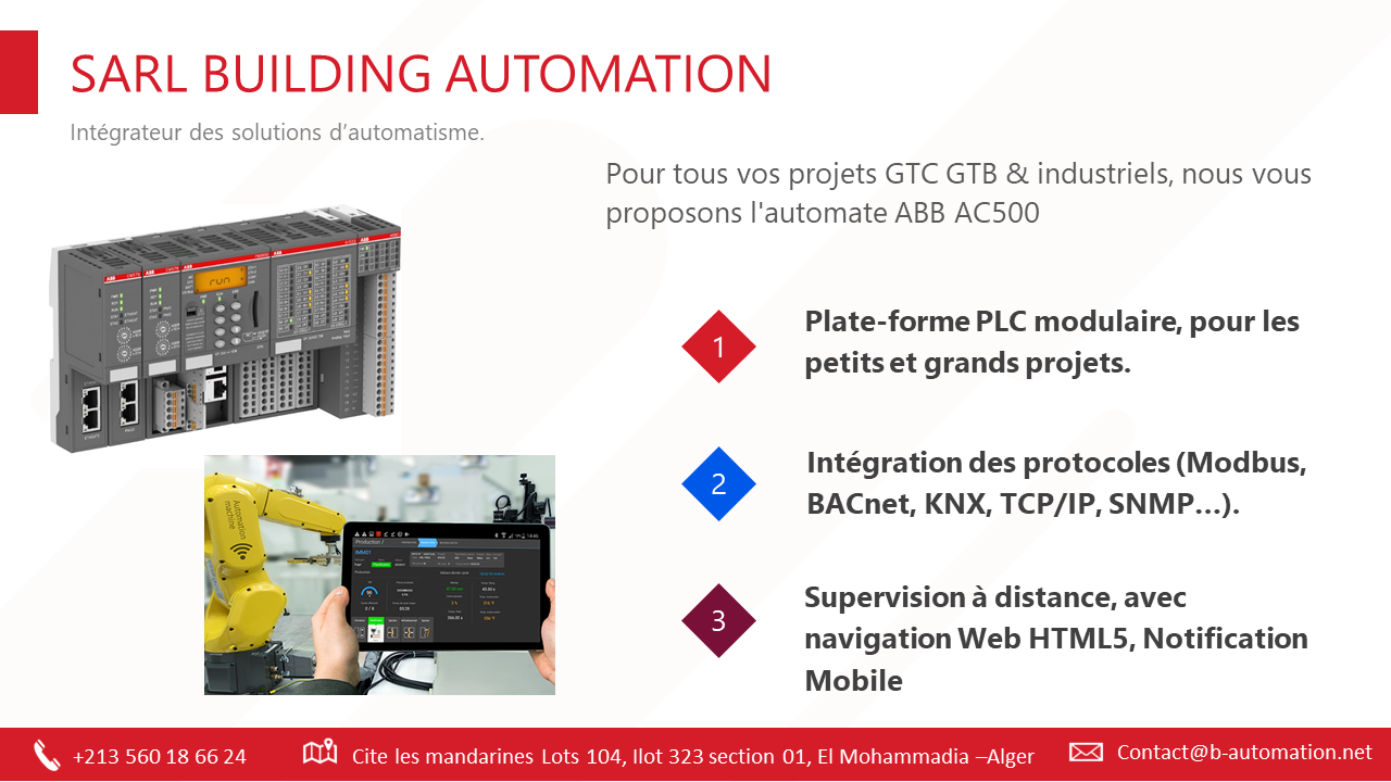 Building Automation SARL | Algiers