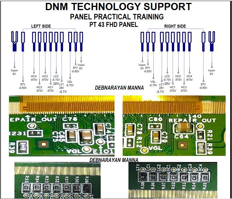Debnarayan - PT 43 inch panel Gate Drive Signals 👍 | Facebook
