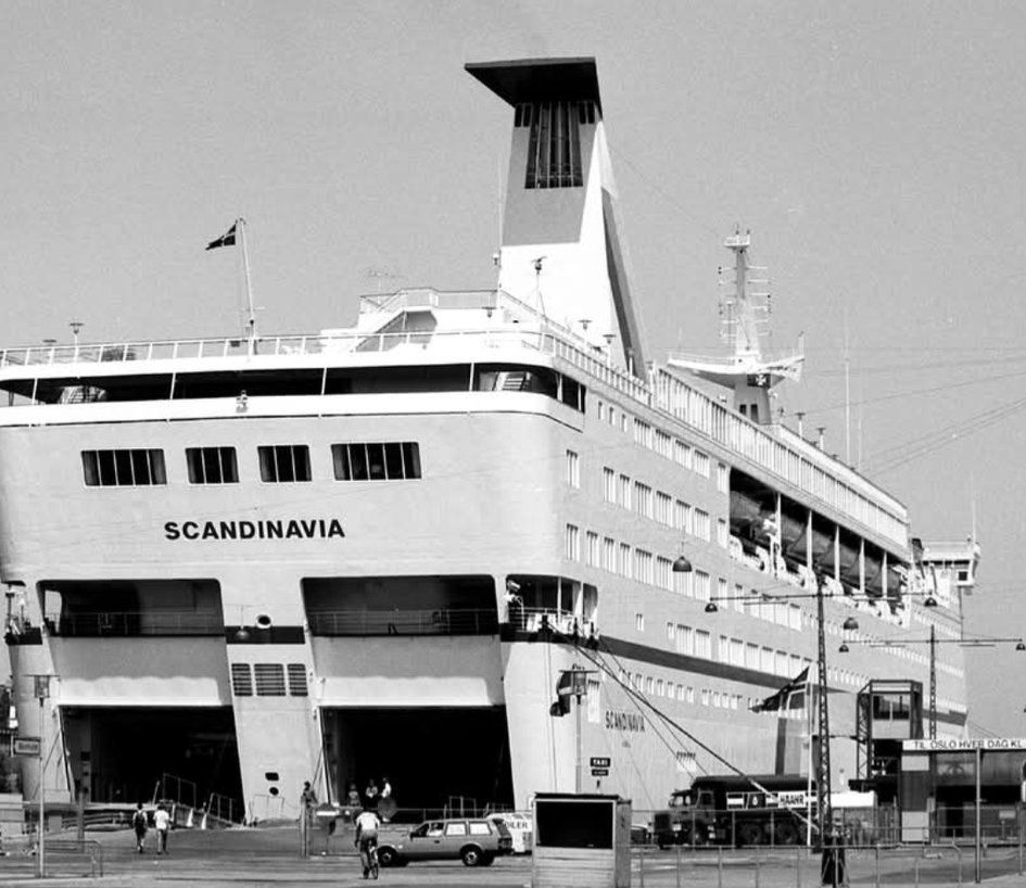 DFDS ferry at Copenhagen Kvæsthusbroen terminal