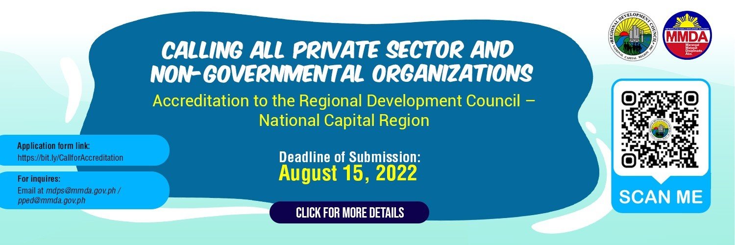 MMDA - The Regional Development Council - National Capital... | Facebook