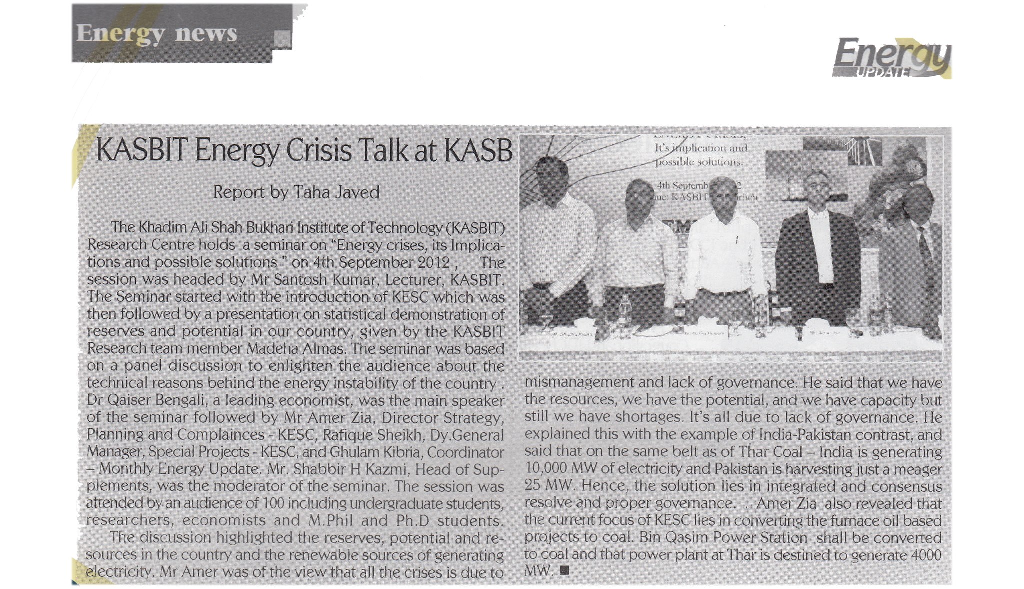 Kasbit Research Centre | Karachi