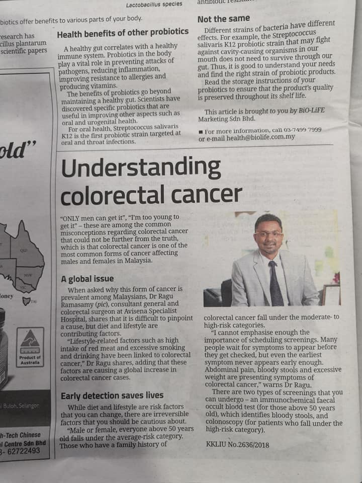 Our Colorectal Surgeon, Dr... - Avisena Specialist Hospital | Facebook