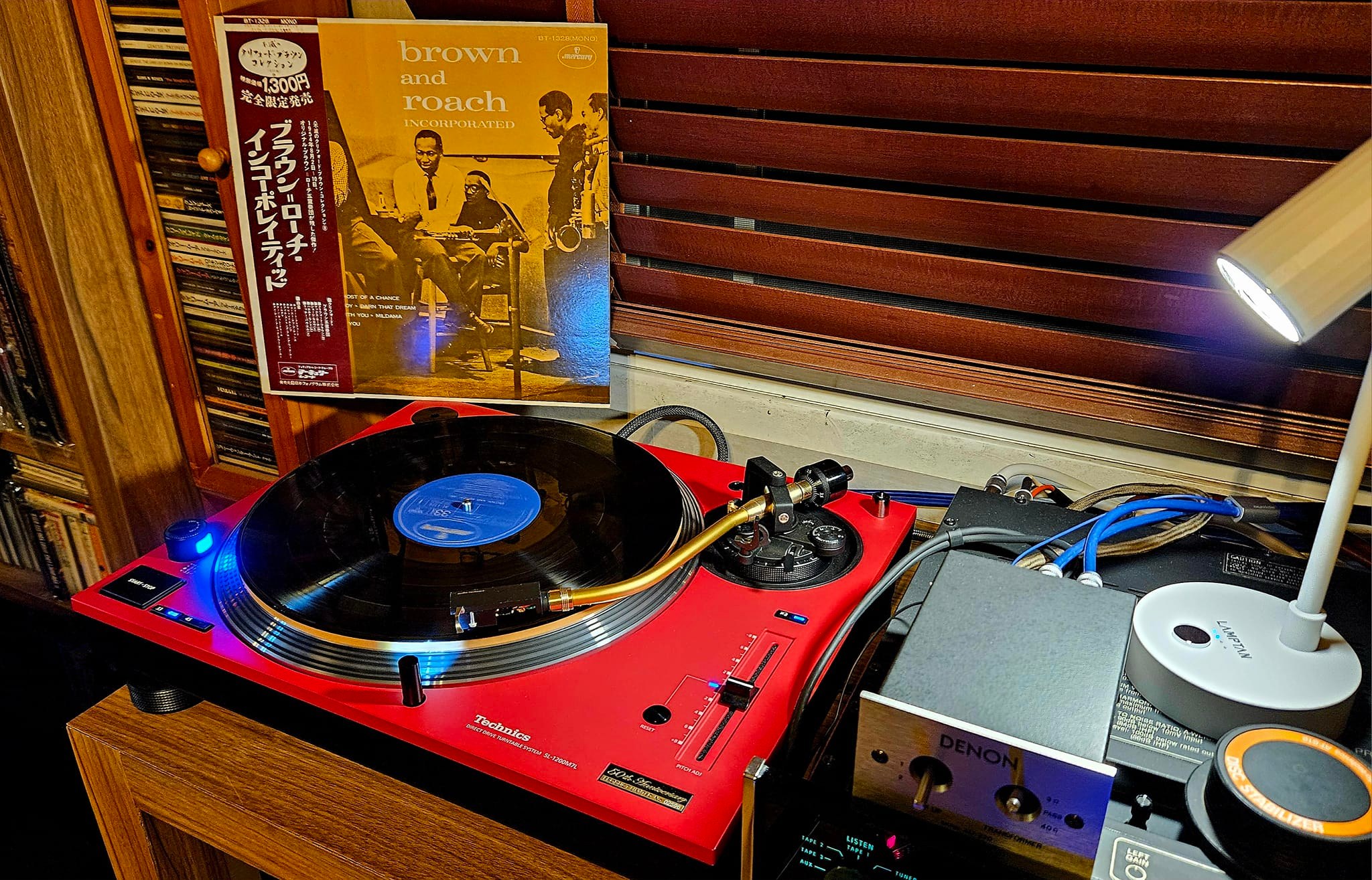 My Technics SL-1200 M7L 50th Aniversary Red &Yellow. I love 