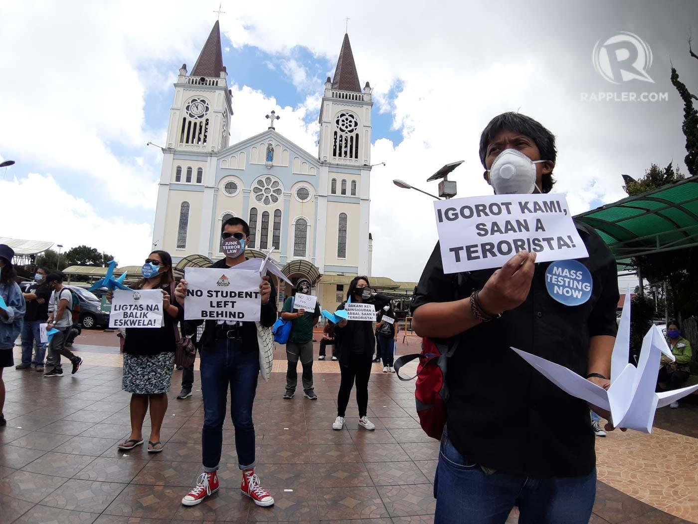 Rappler - LOOK: Protesters in Baguio City stage a rally in... | Facebook