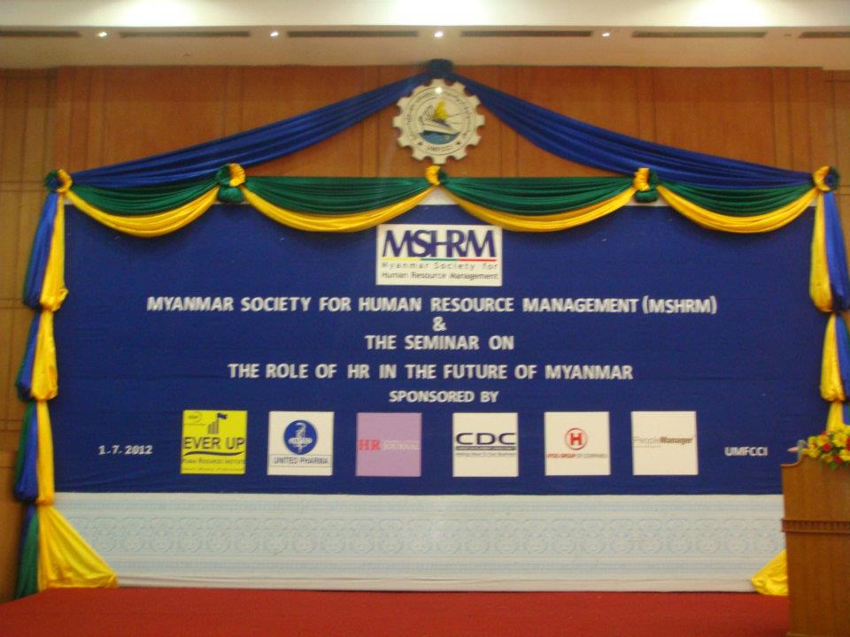 MSHRM(Myanmar Society for Human Resource Management)