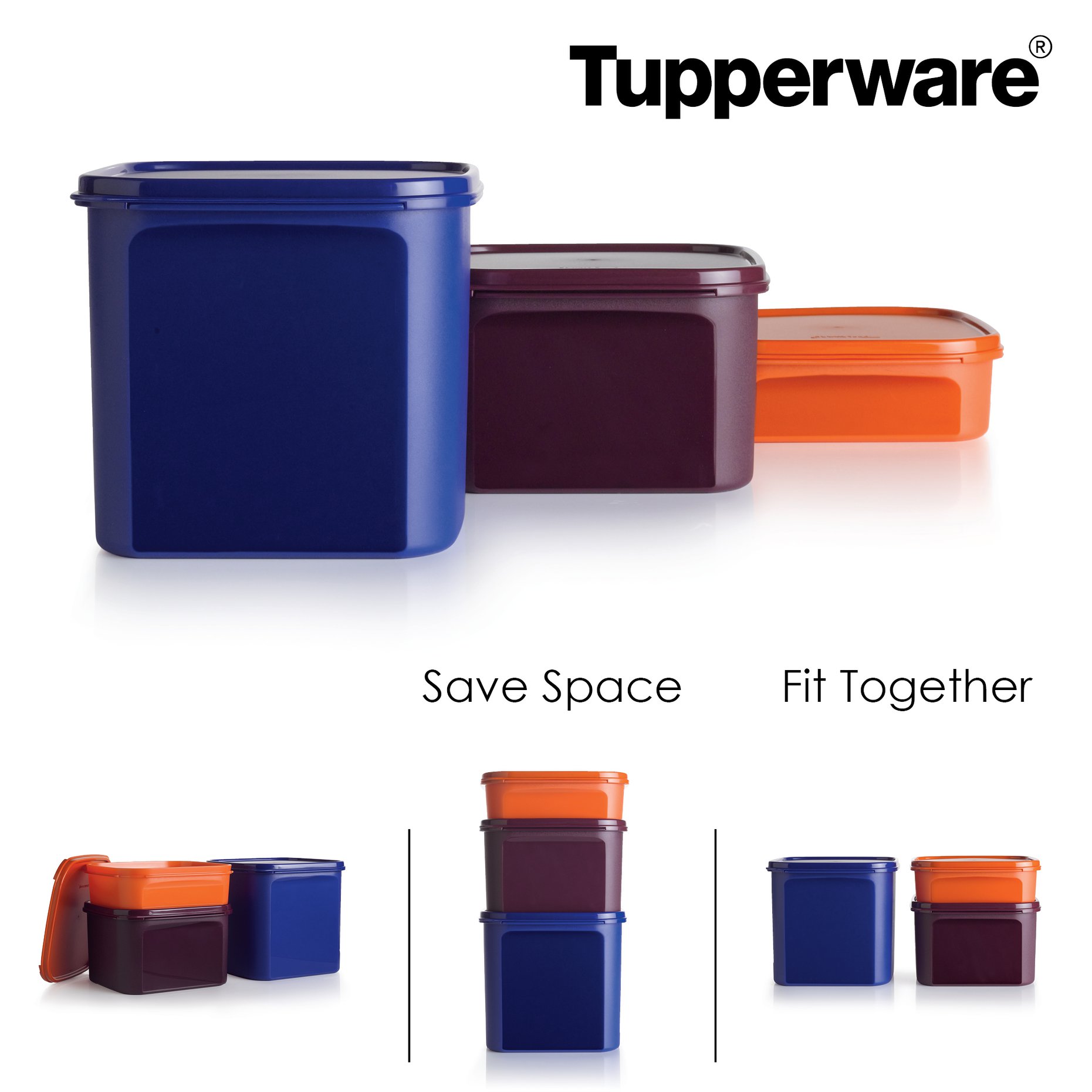 S.S. Square - 1.2L / 2.6L / 4L مجموعة... - Tupperware Egypt | Facebook