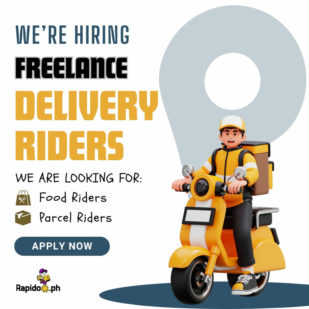 Delivery Rider/Messenger/Courier JOB HIRING | 🚨 HIRING ALERT | Facebook
