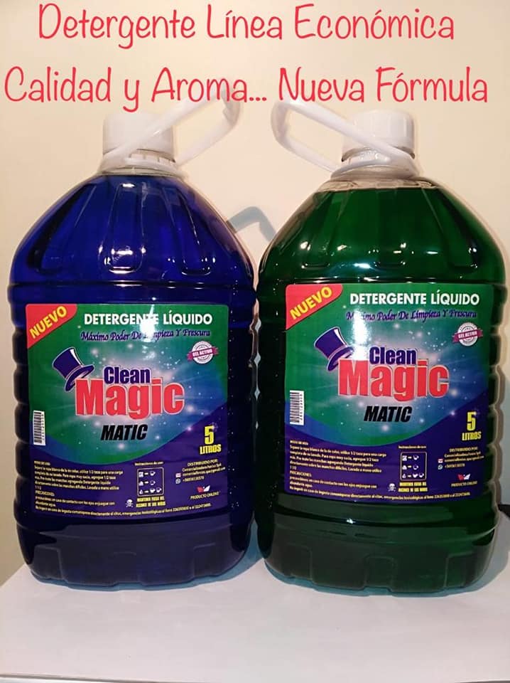 Detergentes Clean Magic