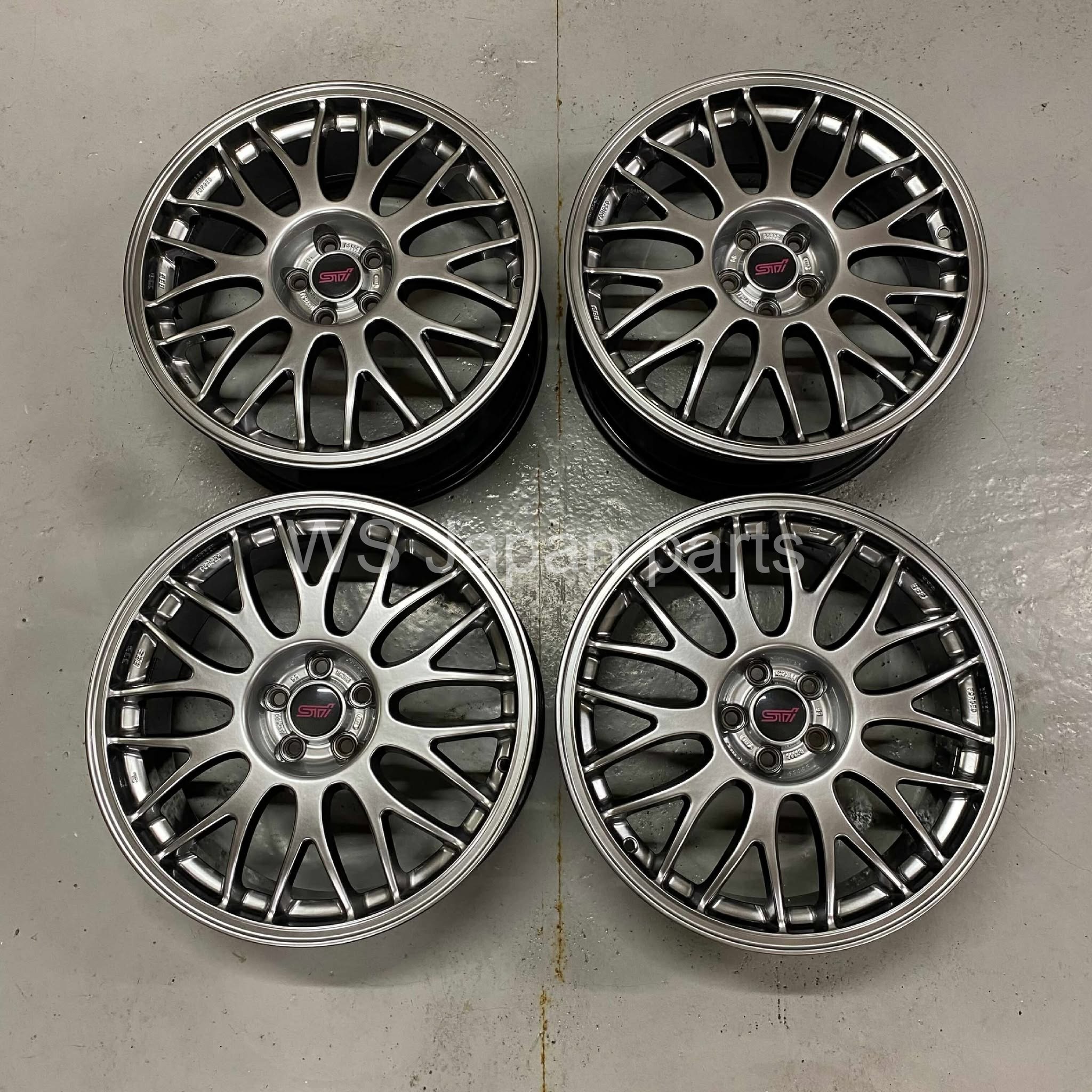 28602(B) STI BBS RG386 FORGED スバル車に 18インチ 18X7.5J OFFSET+ 