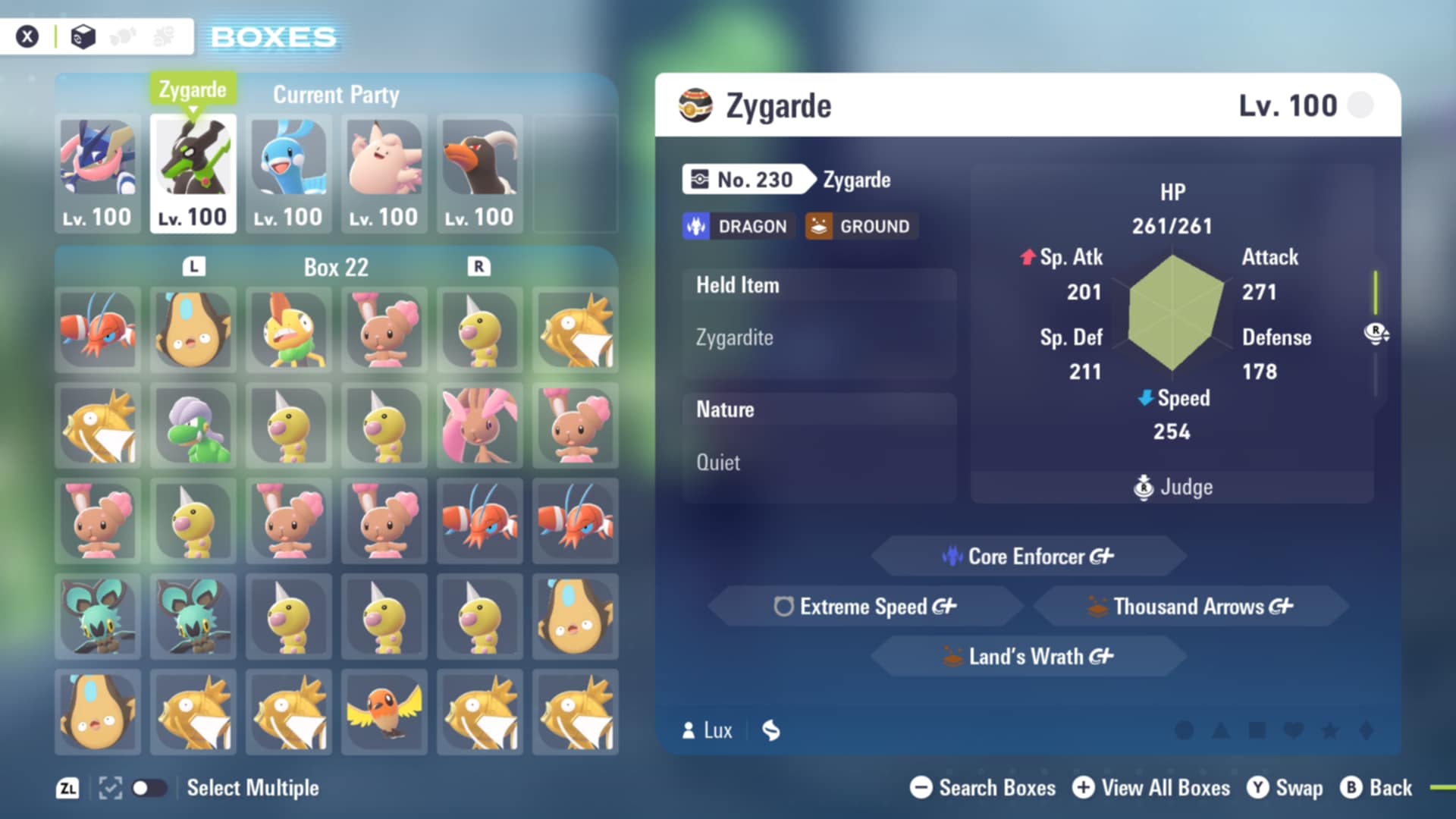 Pokémon Leggende ZA ✨ SHINY AEGISLASH Lv65 ALPHA 6IV Adamant Per Nintendo Switch - Foto 4