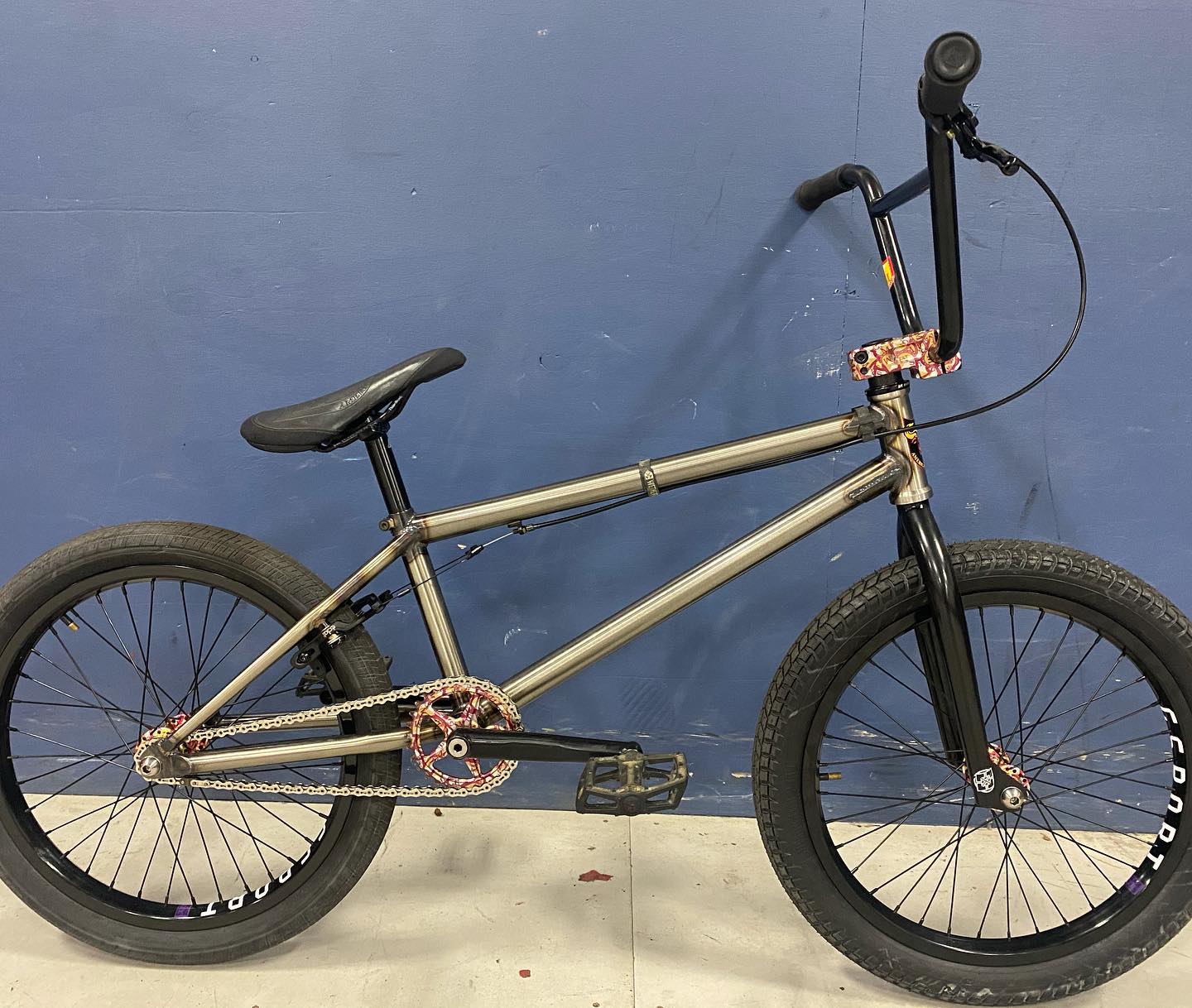 sandmbmx Holy Diver frame just got a restock in raw, trans teal