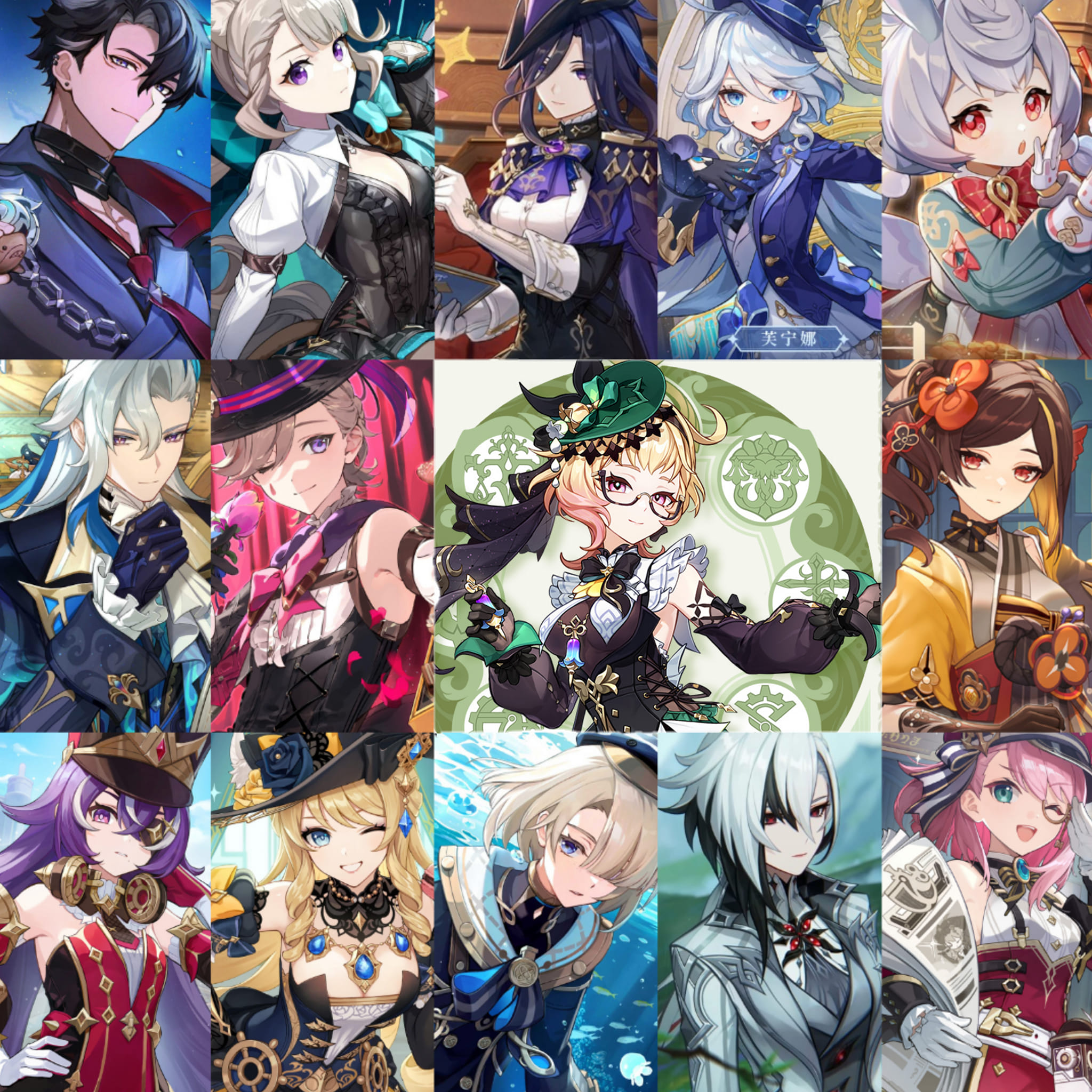 Todos los personajes de Fontaine 4.X Pd: Personajes que pertenecen
