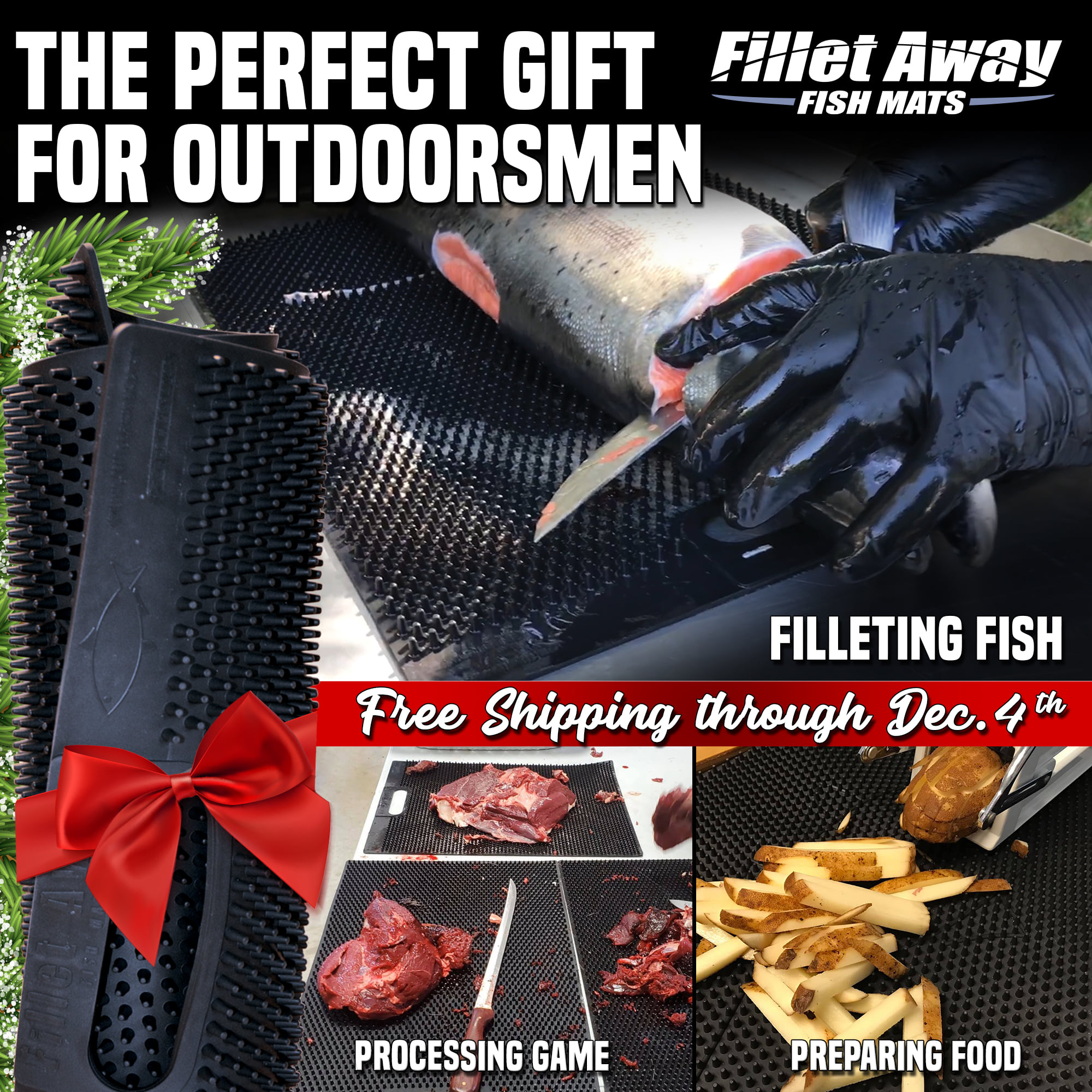 FREE SHIPPING on all orders of TWO... - Fillet Away Fish Mats