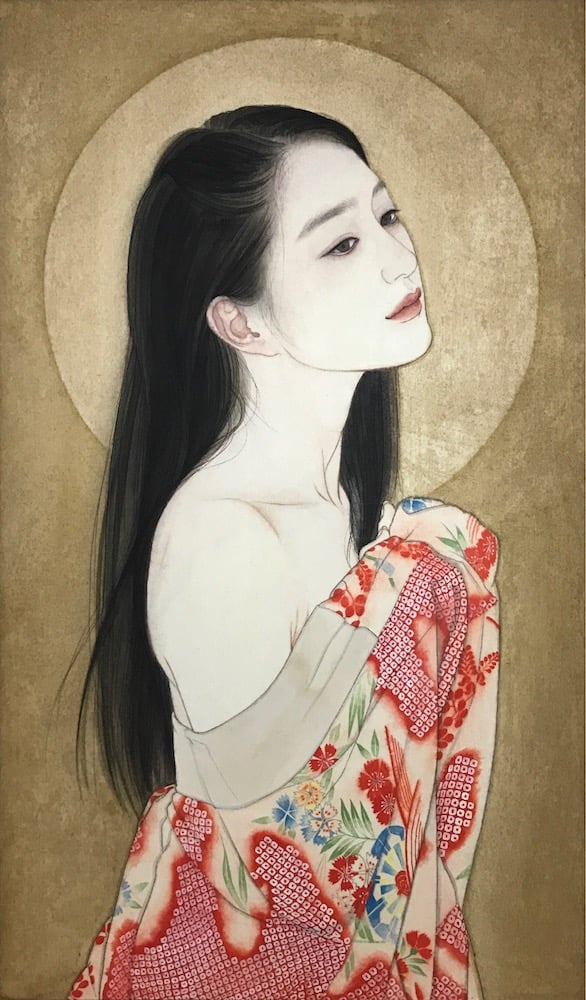Dusk' (薄暮, Hakubo), 2017, by Otake Ayana (大竹彩奈, born 1981