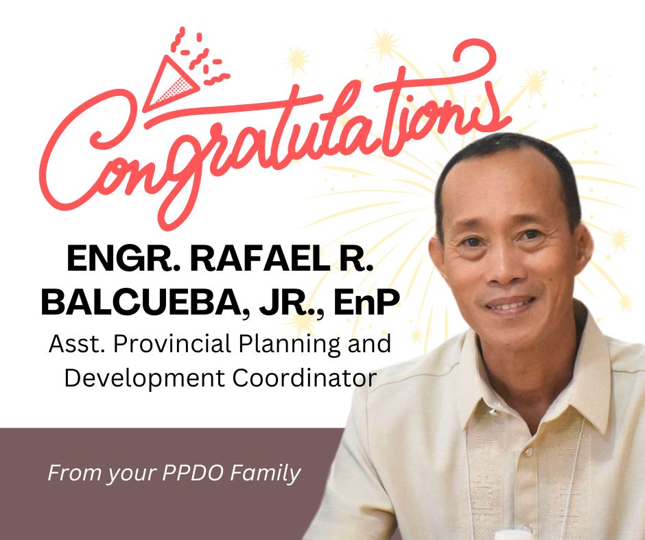 PPDO Palawan - Congratulations to our new Assistant...