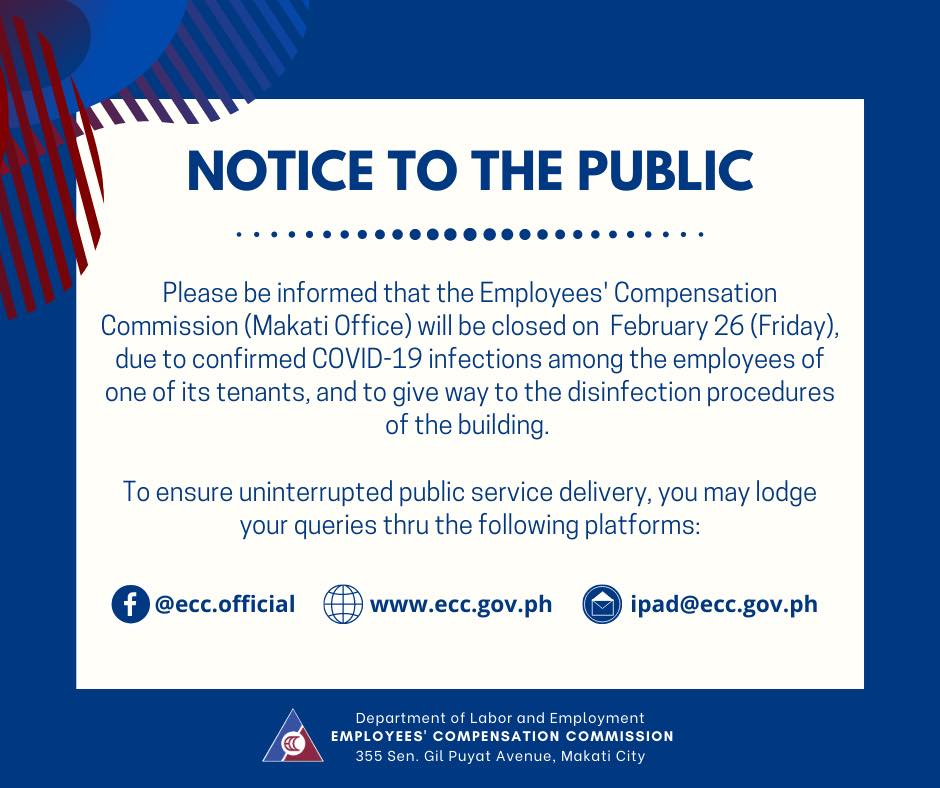 READ | Notice to the... - Employees' Compensation Commission | Facebook