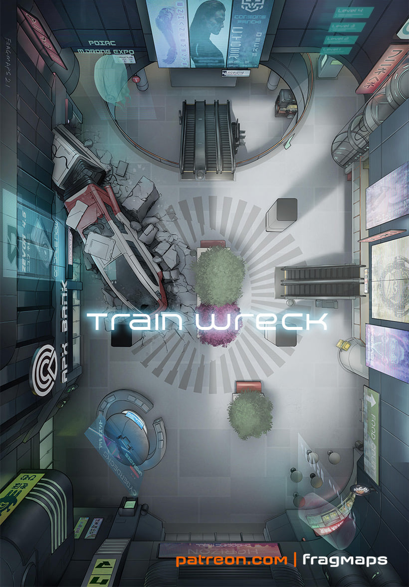 Frag Maps - New battle map: Horizon Shopping Mall This...