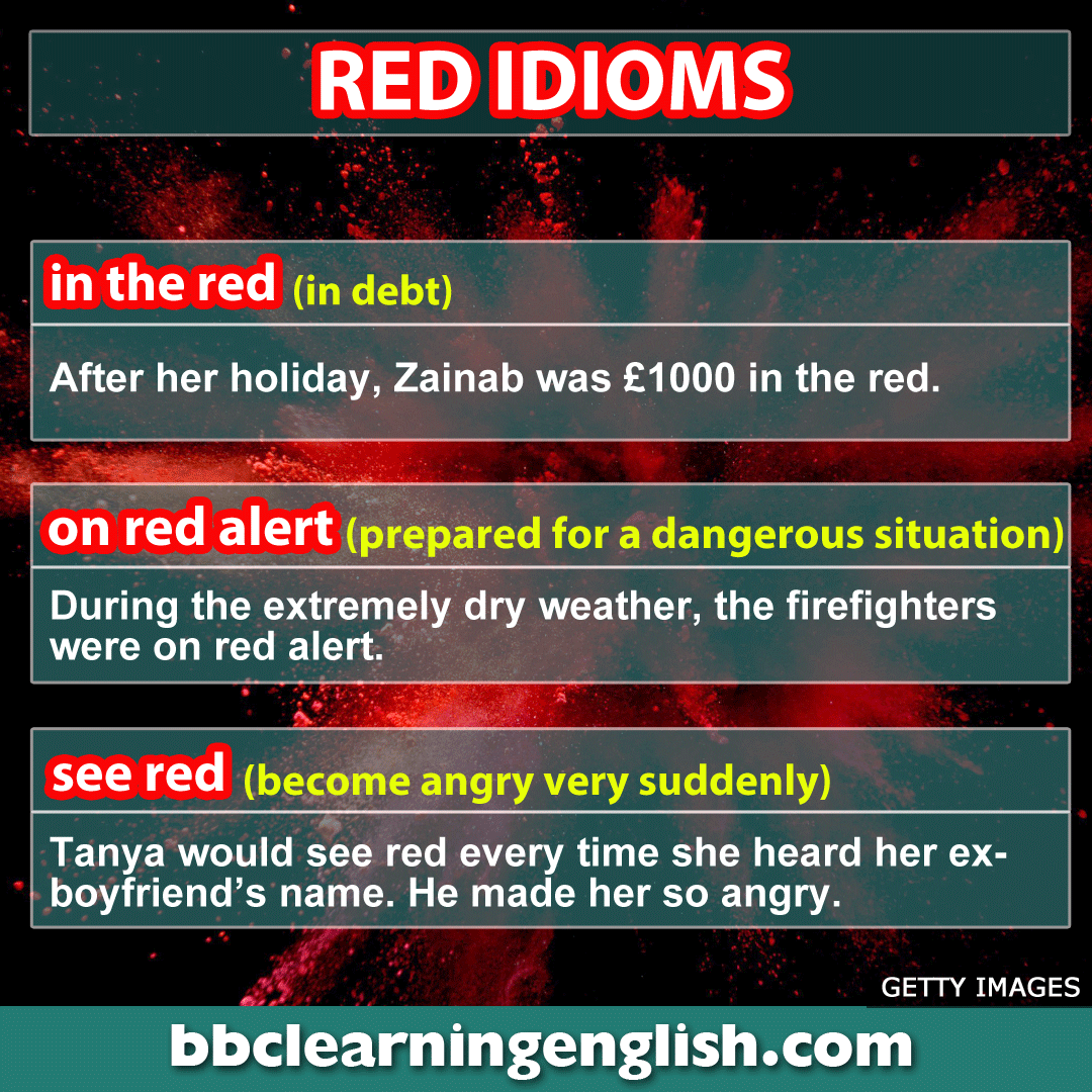 BBC Learning English - What makes you see red?😠 If not knowing idioms ...