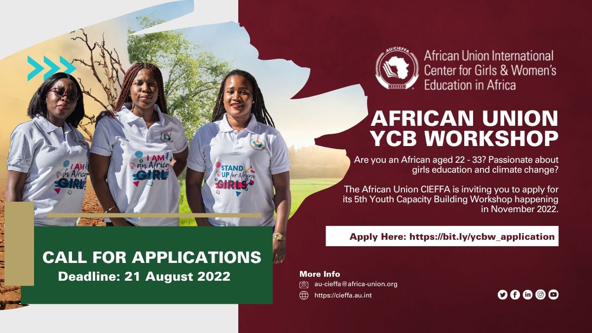 The Application Is Now Open!! Apply for the African Union CIEFFA 5th ...