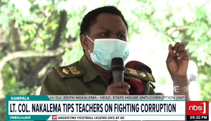 NBS Television - The Head of the State House Anti–Corruption Unit, Lt ...