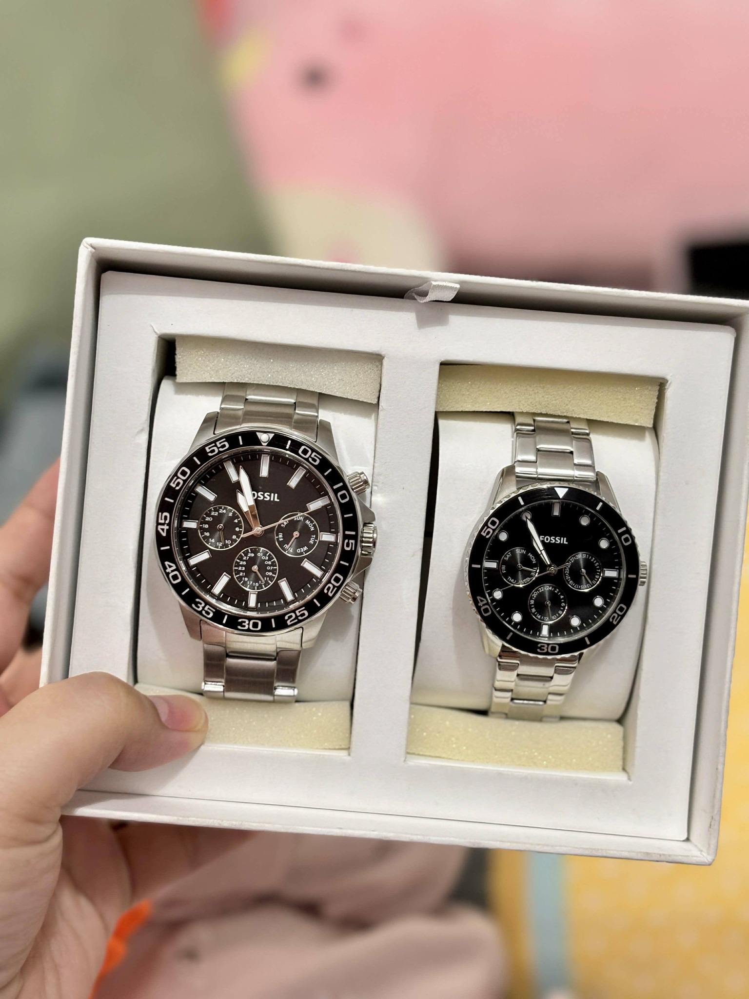 Fossil His And Hers Watch Set Gift Set Fossil His And Her Watches 