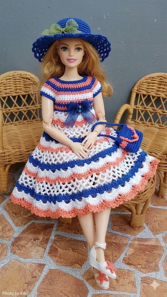 Crochet patterns for doll dresses and shoes?