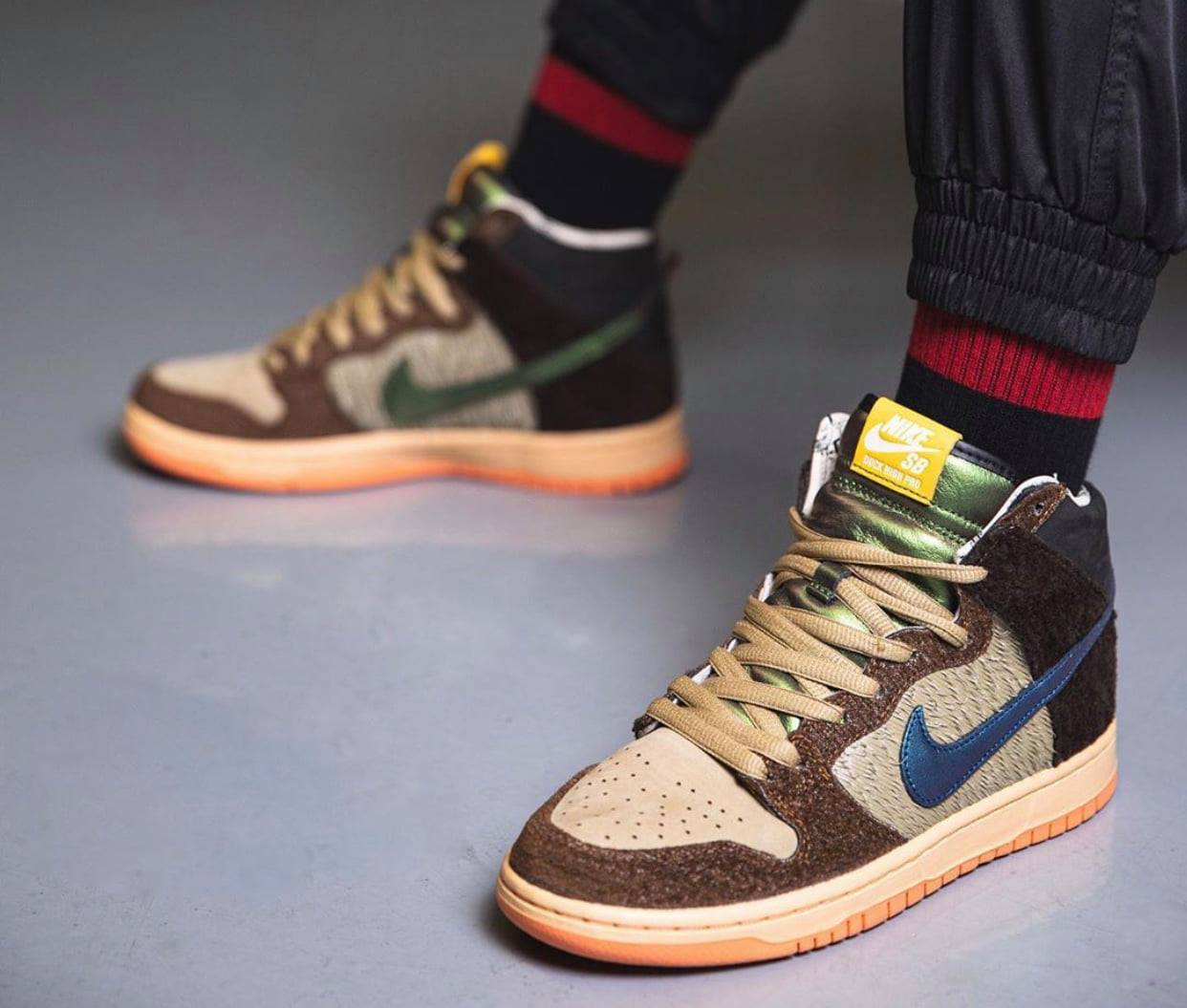 On-Foot Looks at the Concepts x Nike SB Dunk High “Duck” ?? MORE 