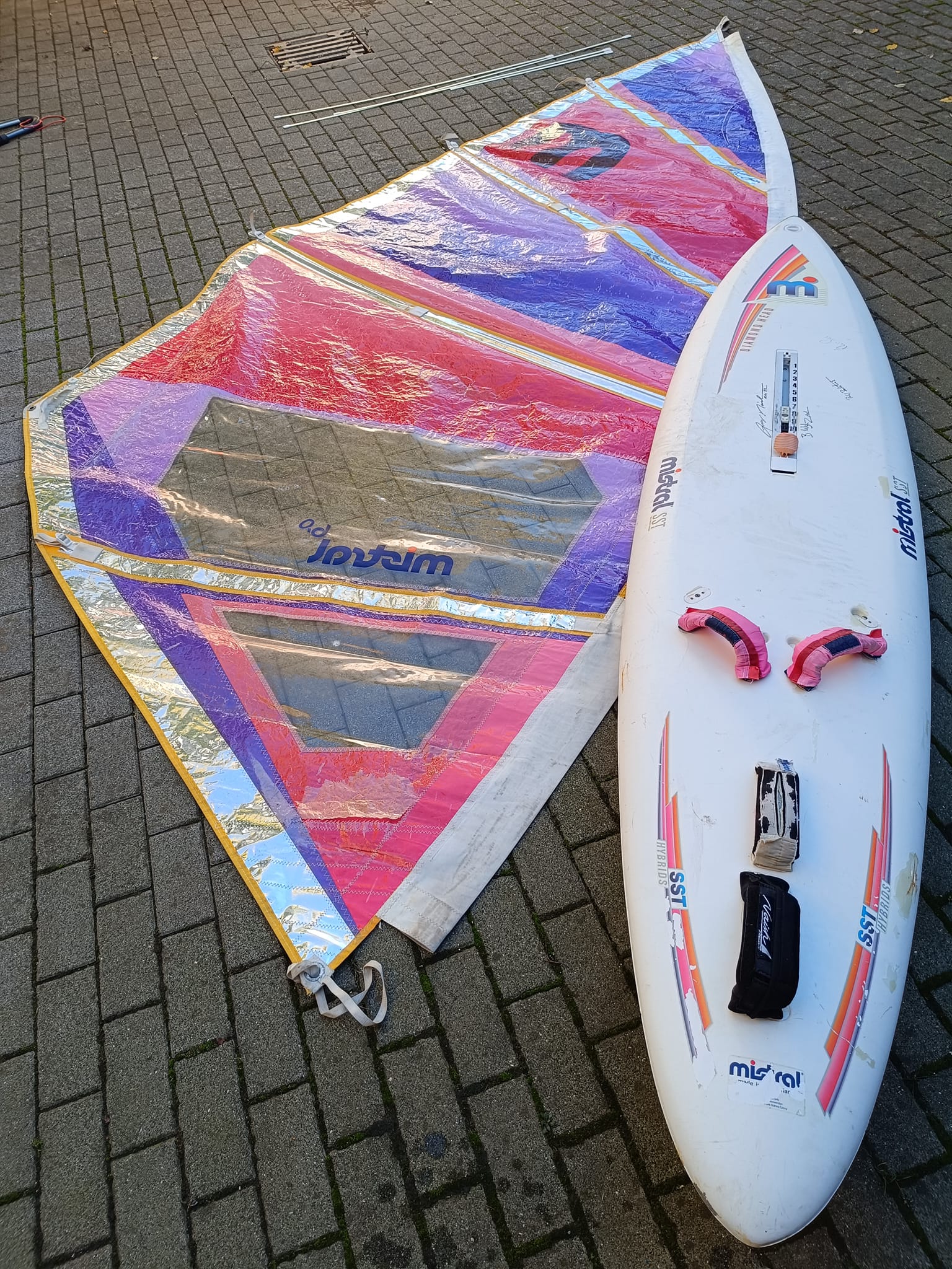 Mistral Diamond Head slalom board with Robby Naish signature