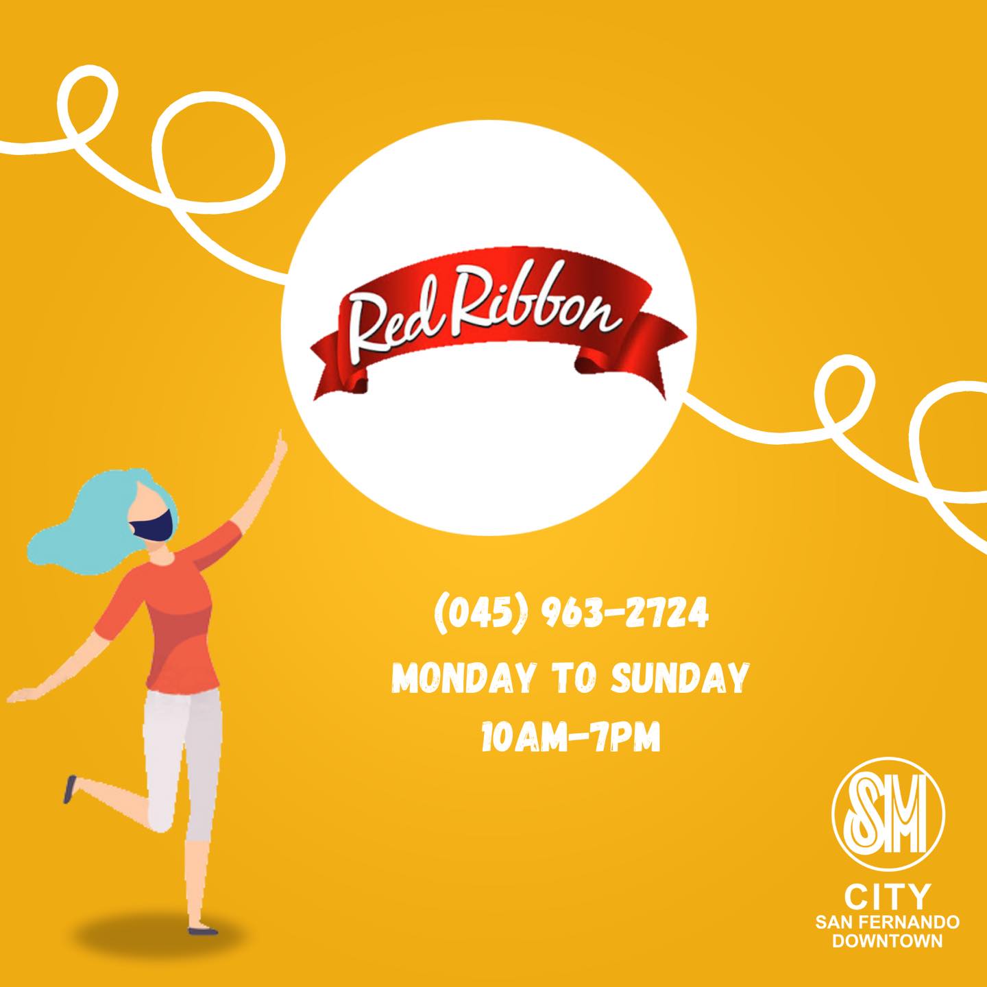 Red Ribbon welcomes you... - SM City San Fernando Downtown
