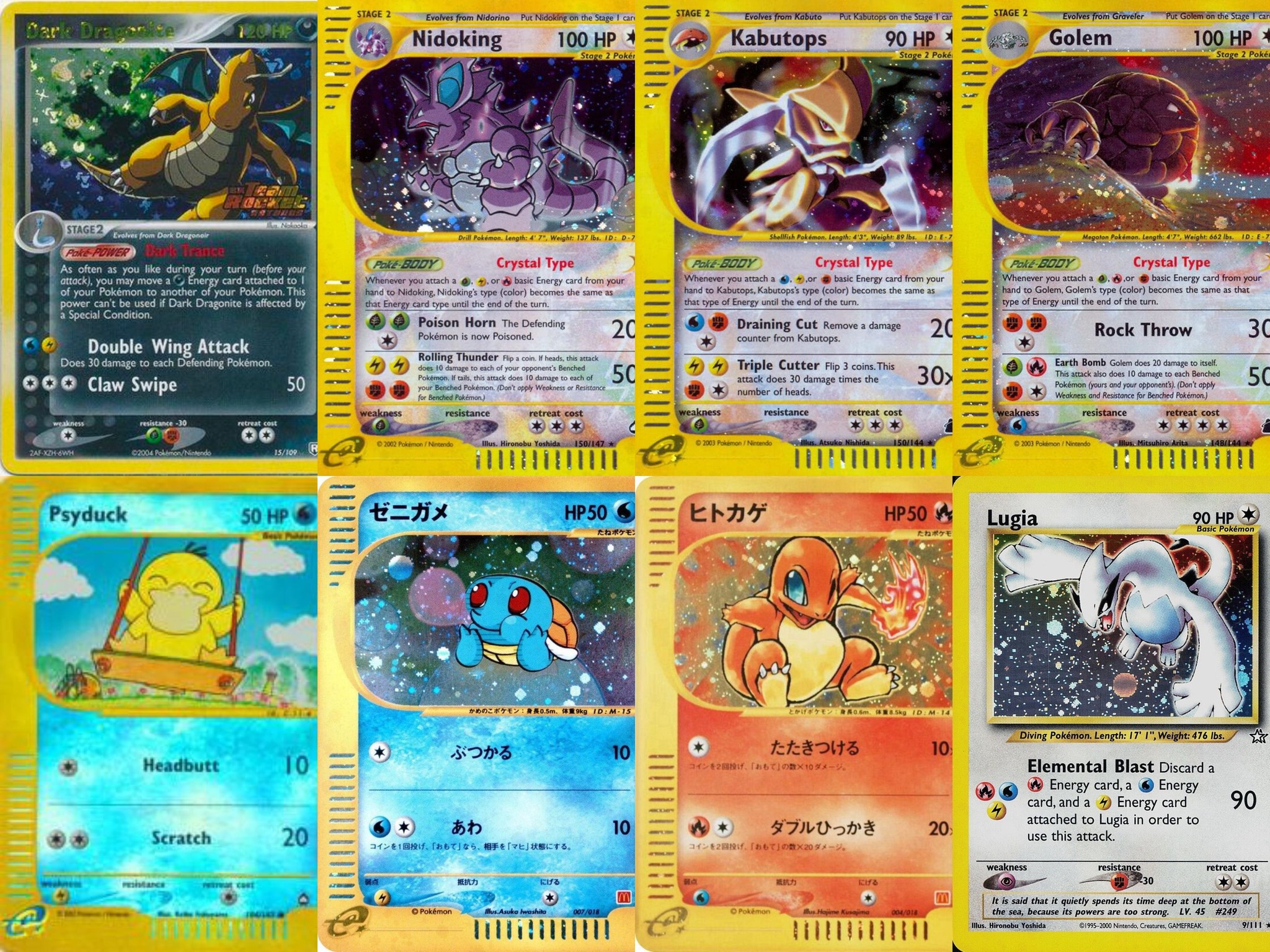 ISO: 2000 Pokemon Japanese Neo 3 129 Shining Magikarp-Holo PSA 9