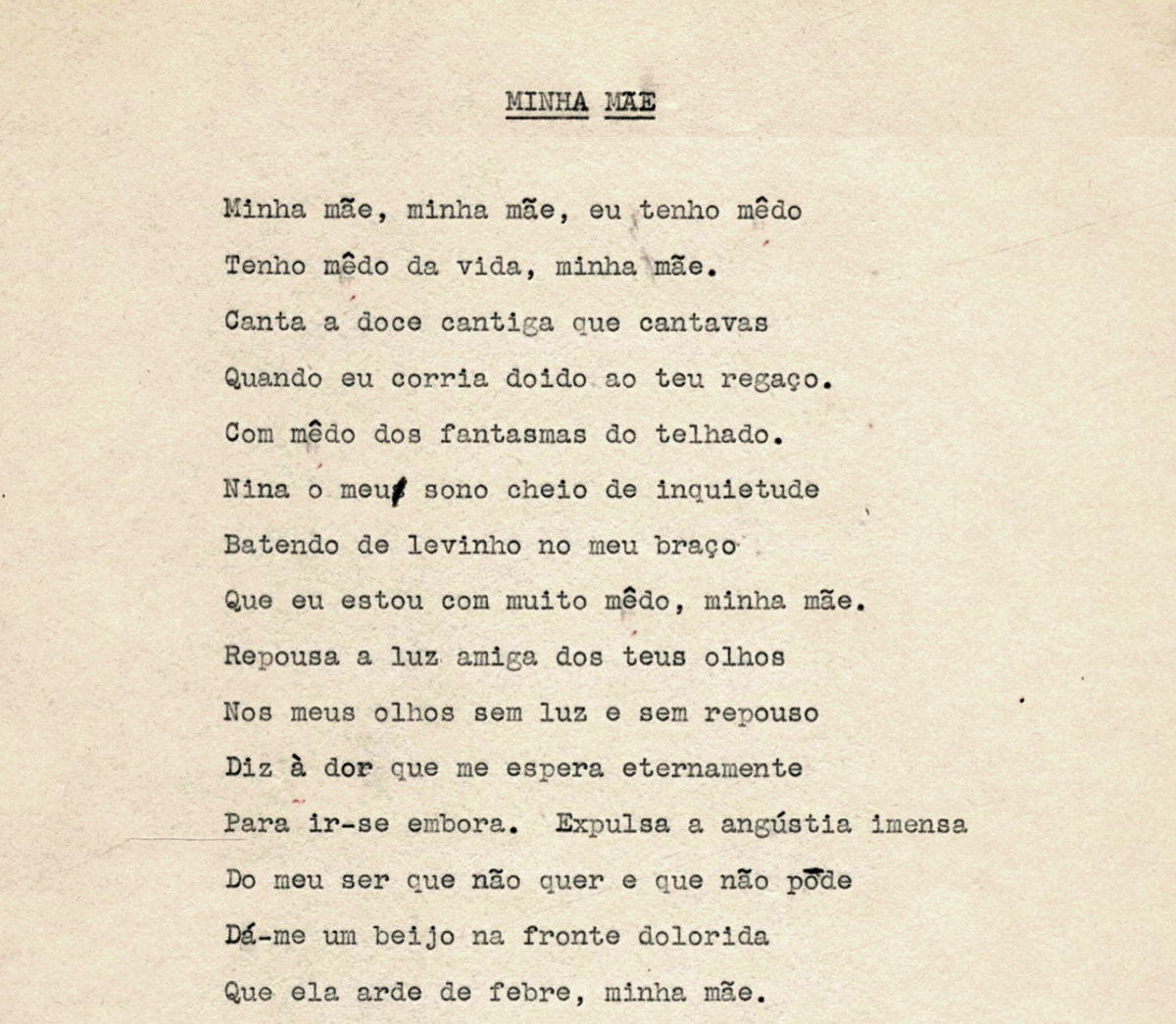 "Minha mãe" é um poema do primeiro... - Vinicius de Moraes | Facebook