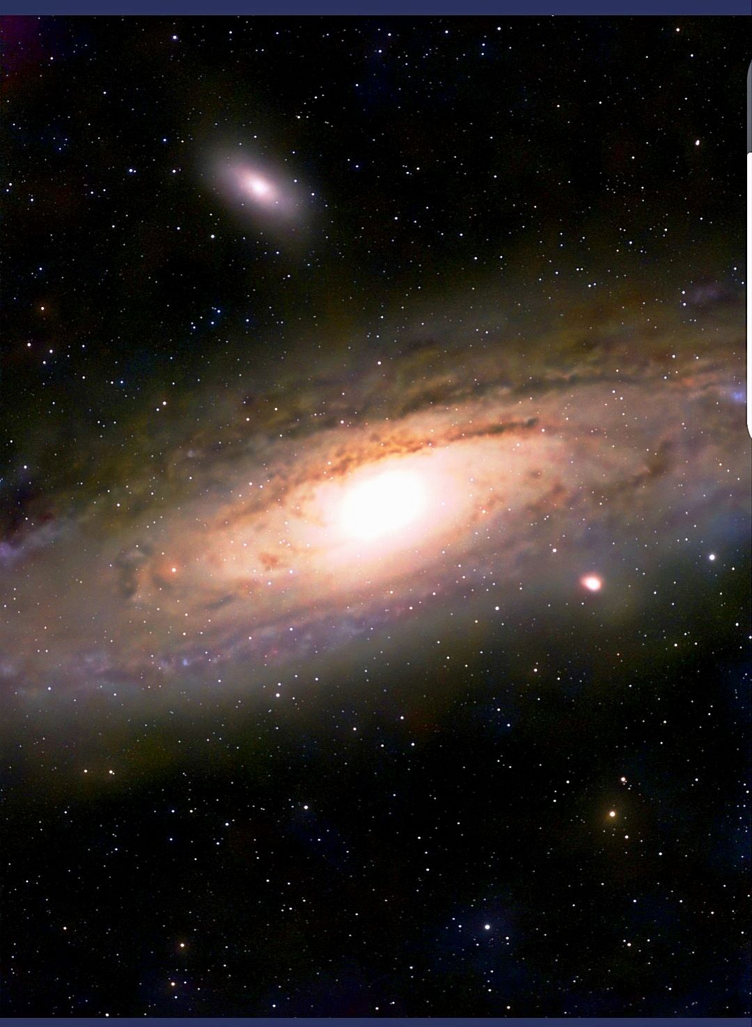 昨夜撮影した銀河から NGC4244 りょうけん座にあるエッジオン型の銀河