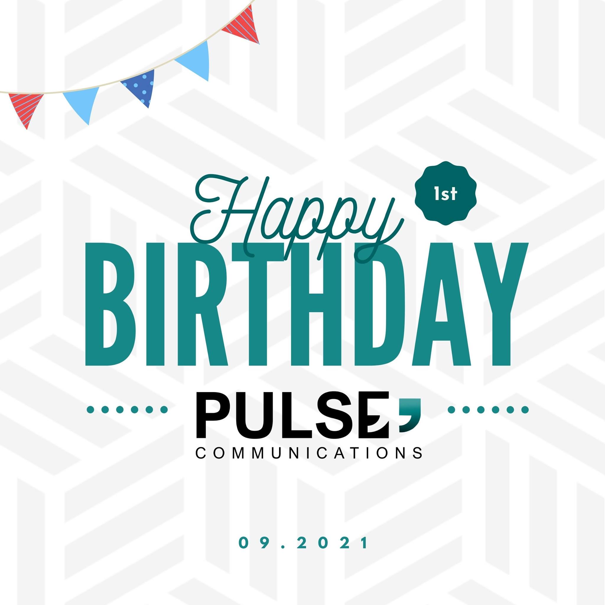 It's our first birthday! What an... - Pulse Communications