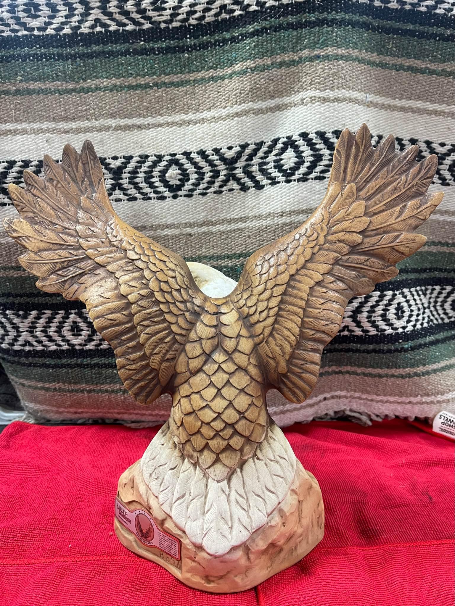 ウイスキー Jim Beam Eagle Decanter 100 Months Old Revolutionary Jim Beam Eagle Decanter - 100 Months Old Outlet 1985