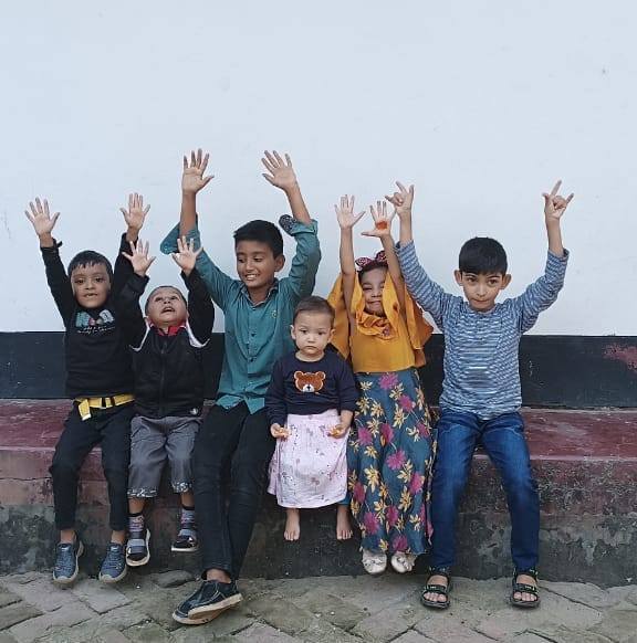 Dada r natir kela. #grandparents #kids #fun #GOAT #monetization #