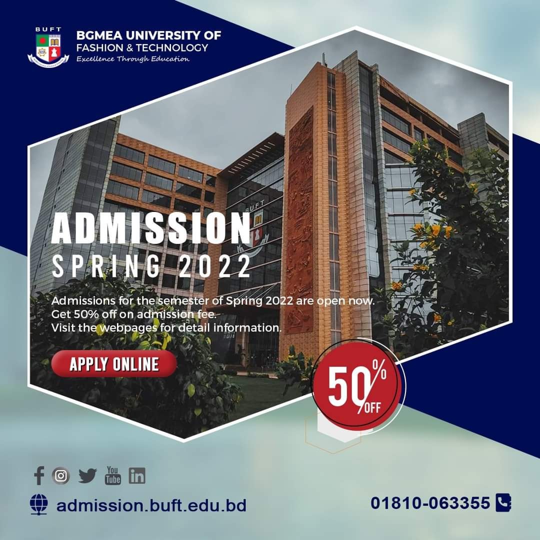 BUFT - BGMEA University of Fashion & Technology. | Dhaka