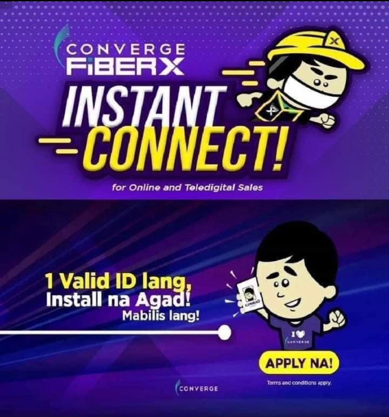 Converge - 💯PROMO💯PROMO💯PROMO CONVERGE FIBER X INTERNET 👌 FREE ...