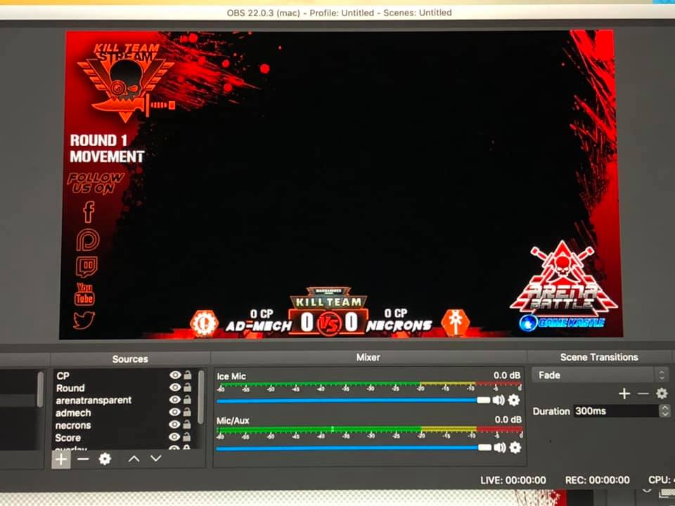 All finished the custom twitch overlay... - Kill Team Stream | Facebook